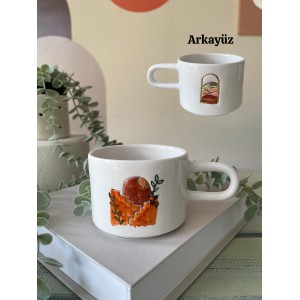 Soyut Çift Yönlü Kupa